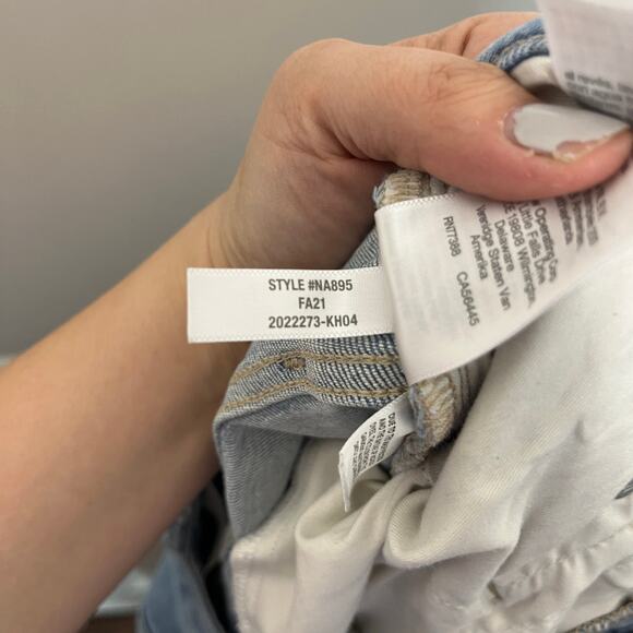 Madewell Women's The Tall Curvy Perfect Vintage Jeans 32T Blue Denim Stretch - Picture 8 of 9